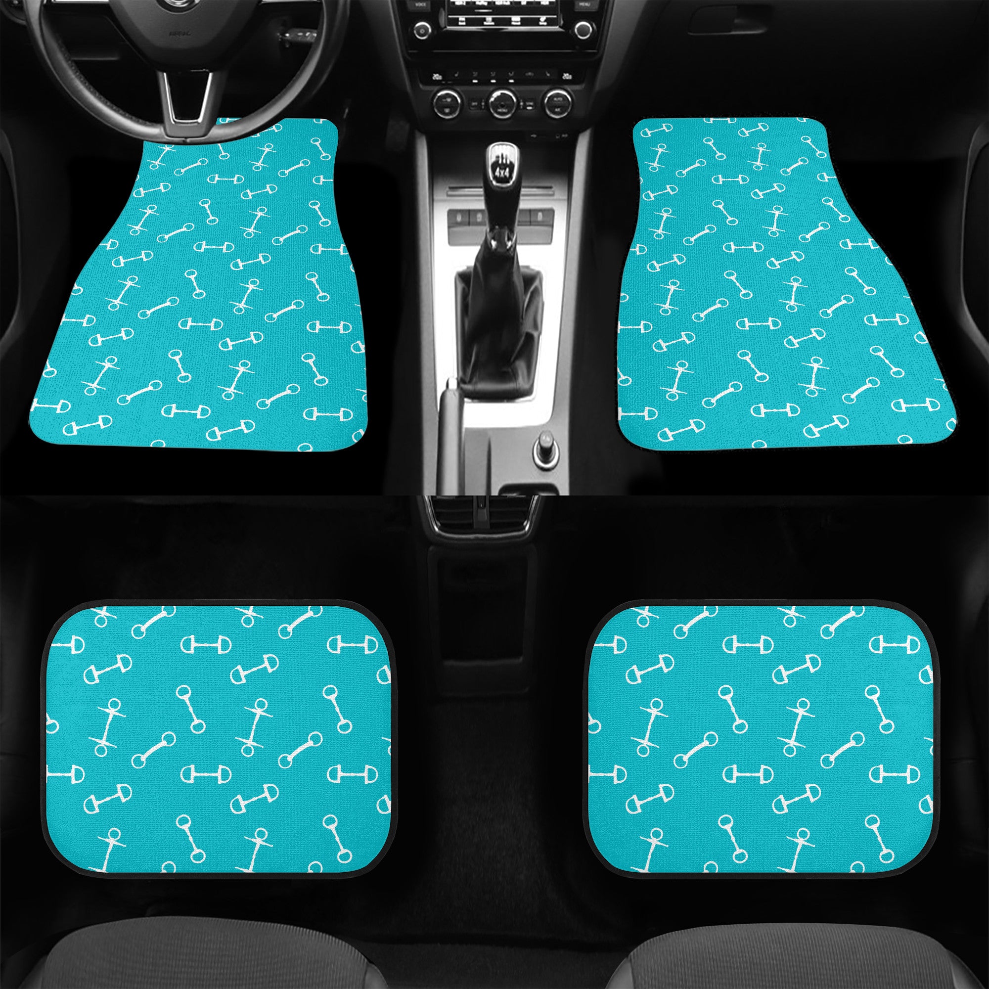 12+ Colors | Horse Bit | Car Floor Mat Set