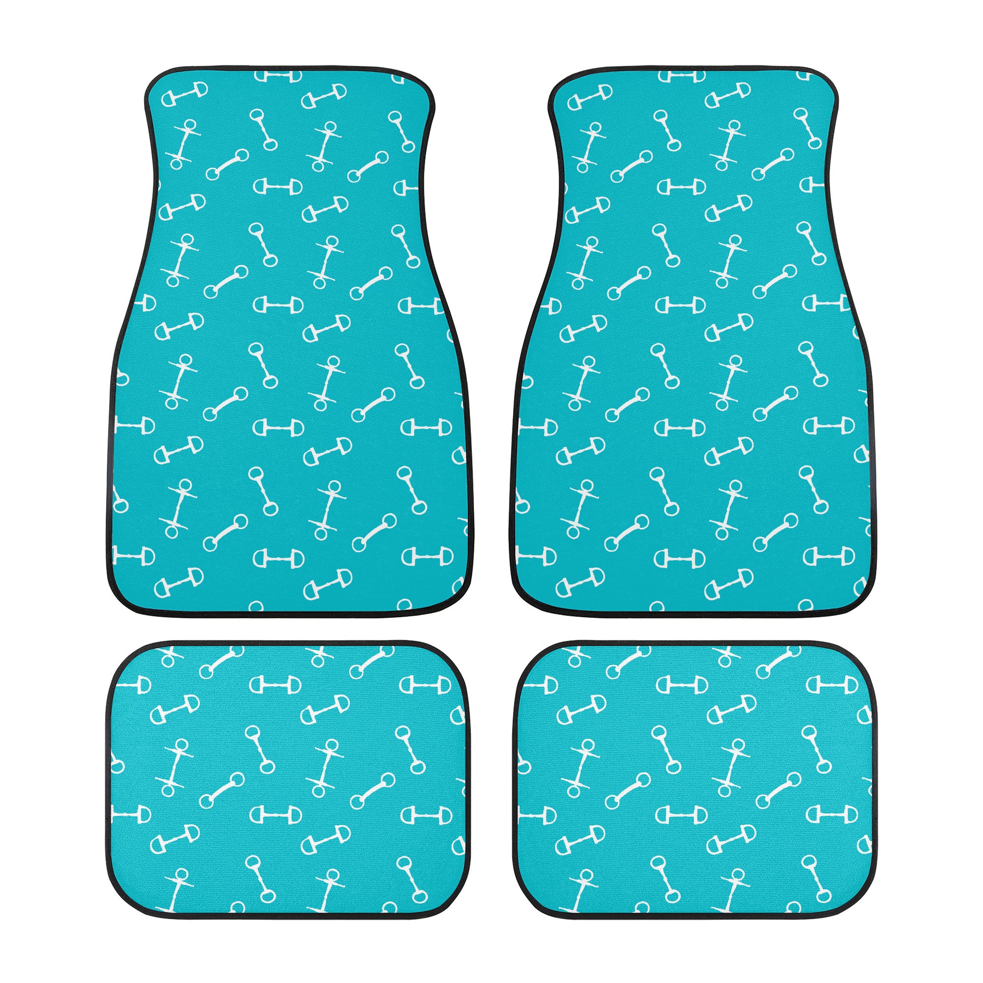 12+ Colors | Horse Bit | Car Floor Mat Set