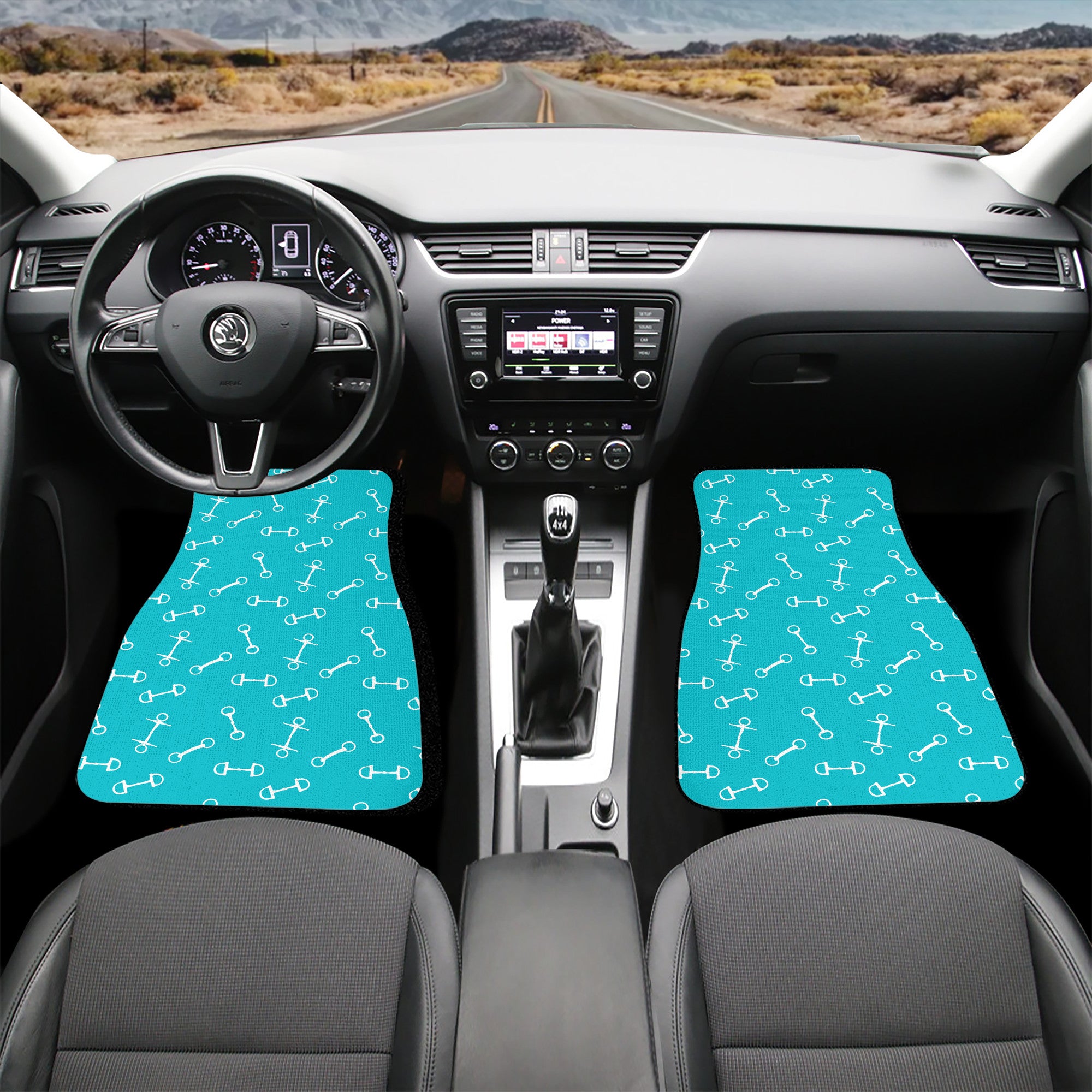 12+ Colors | Horse Bit | Car Floor Mat Set